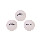 Bola Tênis de Mesa Fort com 6 bolas (3 estrelas branca)